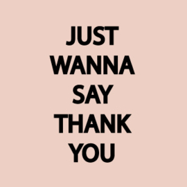 PARELMOER KAARTJE THANK YOU