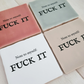 NOTE TO MYSELF