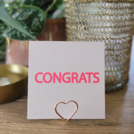 PARELMOER KAARTJE CONGRATS