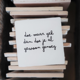 GEWOON GENOEG