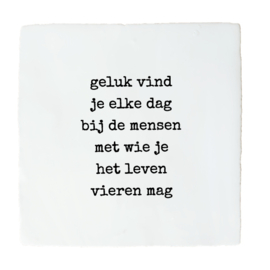 GELUK VIND JE