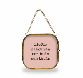 MESSING HANGER 10x10 MET EIGEN TEKST