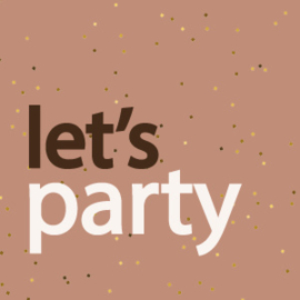 PARELMOER KAARTJE LET'S PARTY
