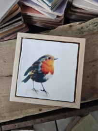 Bisoutjes Wandtegelhouder Hout