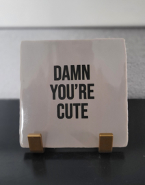 DAMN YOU'RE CUTE