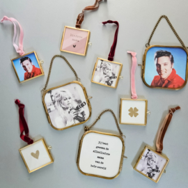 MESSING HANGER 10x10 MET EIGEN TEKST