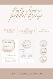 Babyshower pakketten