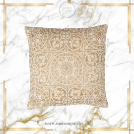 Kussen Barok Beige 50x50