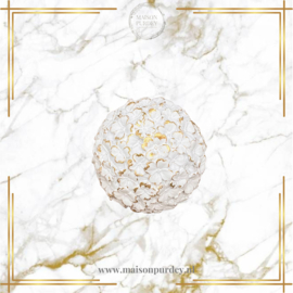 Deco Bol Bloem White Ø 10 cm