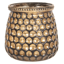 Waxinelichthouder Golden Honeycomb