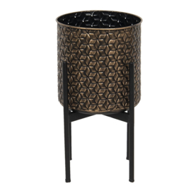 Bloempot Black&Gold