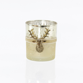 Waxinelichthouder White Reindeer L