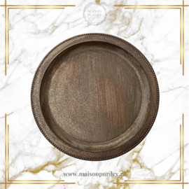 Dienblad Holz XL goud