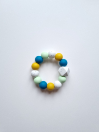 Bijtring blauw mix