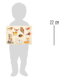 Leg puzzel bos dieren