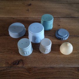 Stapeltoren siliconen pastel mint