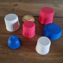 Stapeltoren blauw rood
