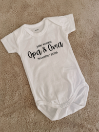 Zwangerschap aankondiging Opa/Oma