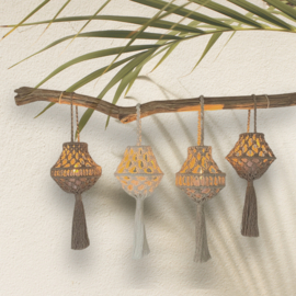 Macramé patroon | lampion Puja en Divali
