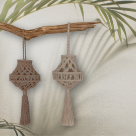 Macramé patroon |  lampion Divali
