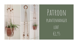 Patroon plantenhanger Leaf