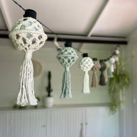 Macramé patroon | Puja lichtslinger