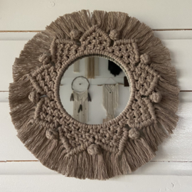 Macramé patroon | Spiegel Bol