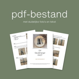 Macramé patroon | Sleutelhanger