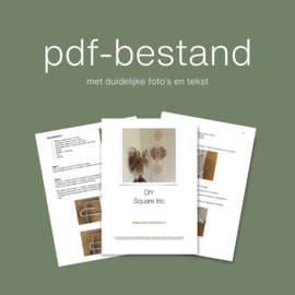 Weef patroon | Square trio