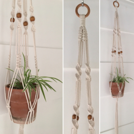 Macramé patroon | Plantenhanger Leaf