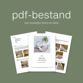Macramé patroon | Lectuur MoonMand