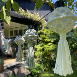 Macramé patroon | Puja lichtslinger