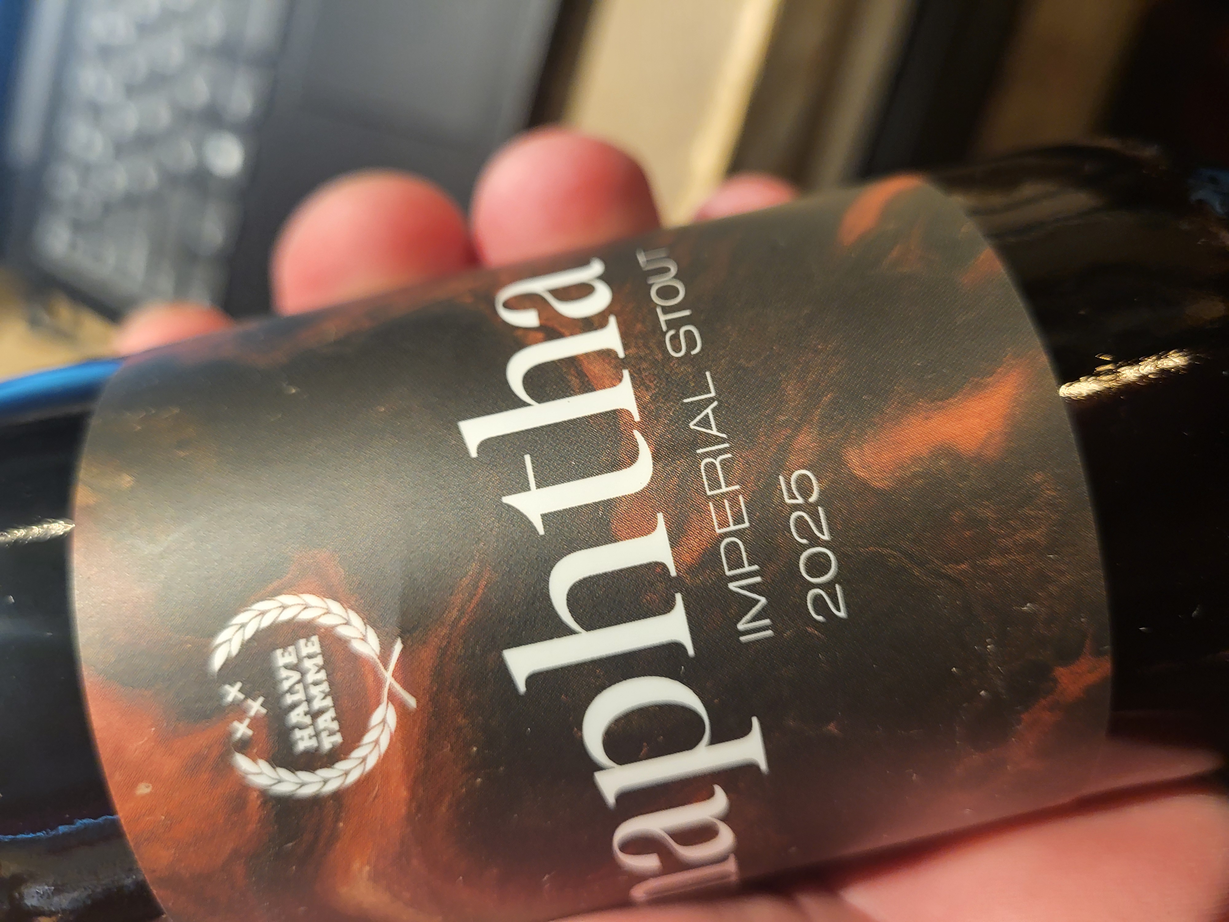 Halve Tamme [Zevenbergen] Naphta Imp. Stout 2025 10% 33cl