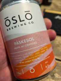 Oslo Brewing co. [N] Paskesol NEIPA w/oranges 6.5% 33c;
