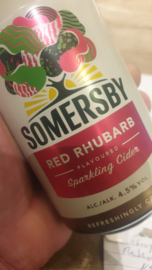 Somersby Red Rhubarb Sparling Cider 4.5% 33cl