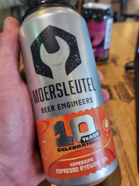 Moersleutel [Alkmaar] 10 Years Celebration Homebound Espresso Ryewine 10% 44cl.