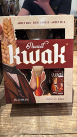 Bosteels [BE] Pauwel Kwak 4 x 33cl. + Hoog Koetsiersglas