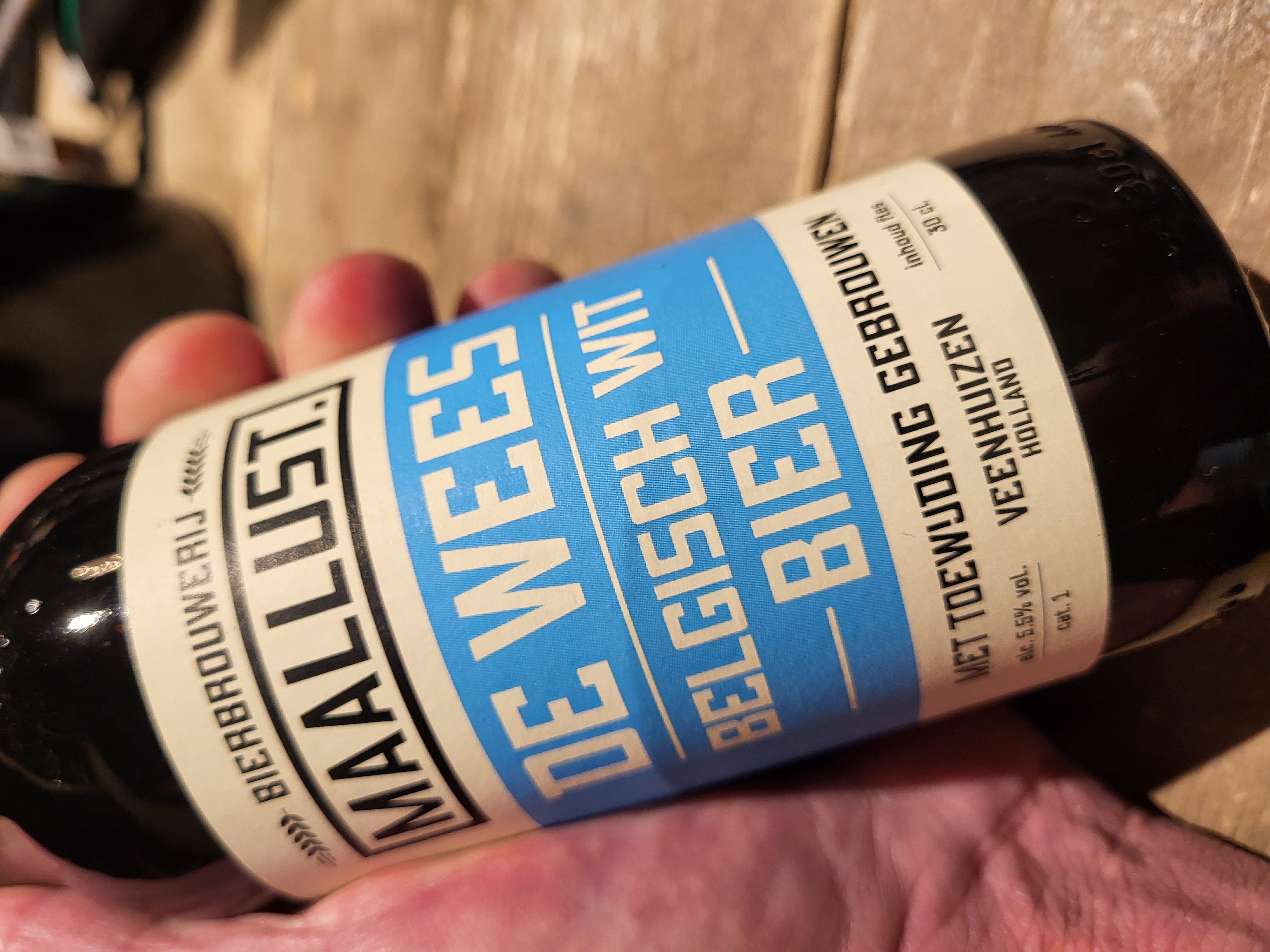 Maallust [Veenhuizen] De Wees Belgisch Wit 5.5% 33cl.