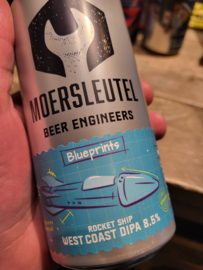 Moersleutel [Alkmaar] Blueprints Rocket Ship Westcoast DIPA 8.5% 44cl