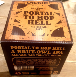Uiltje Portal to Hop Hell 9% 4 x 44cl IPA box