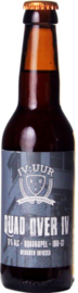 IV Uur Quad over IV Quadrupel Bourbon Infused 11% 33cl