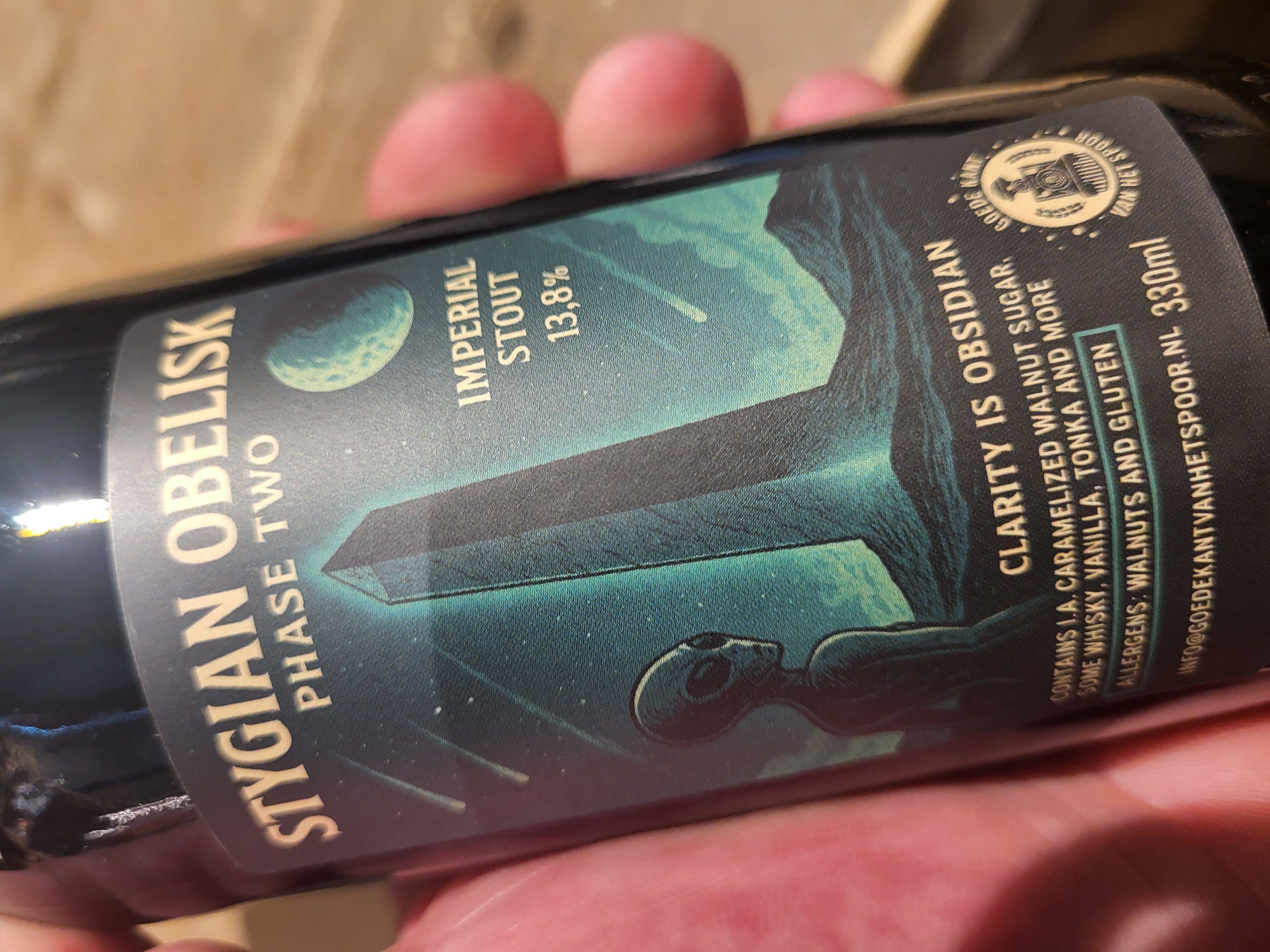 Goede Kant van het Spoor [Geldrop] Stygian Obelisk Imp. Stout 13.8% 33cl.