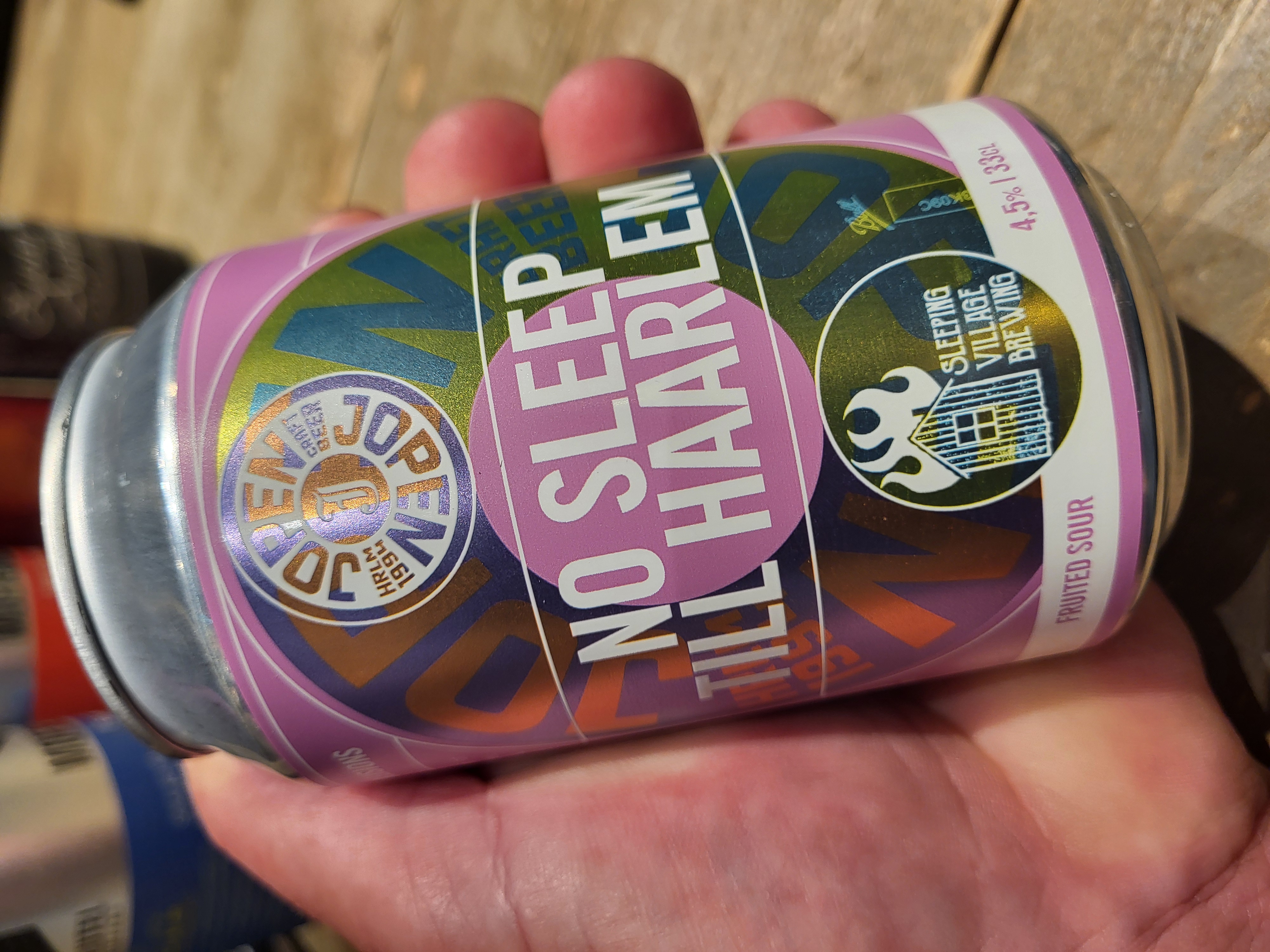 Jopen [Haarlem] collab Sleeping Village Brewing [Oslo N] No Sleep till Haarlem Fruited Sour 4.5% 33cl
