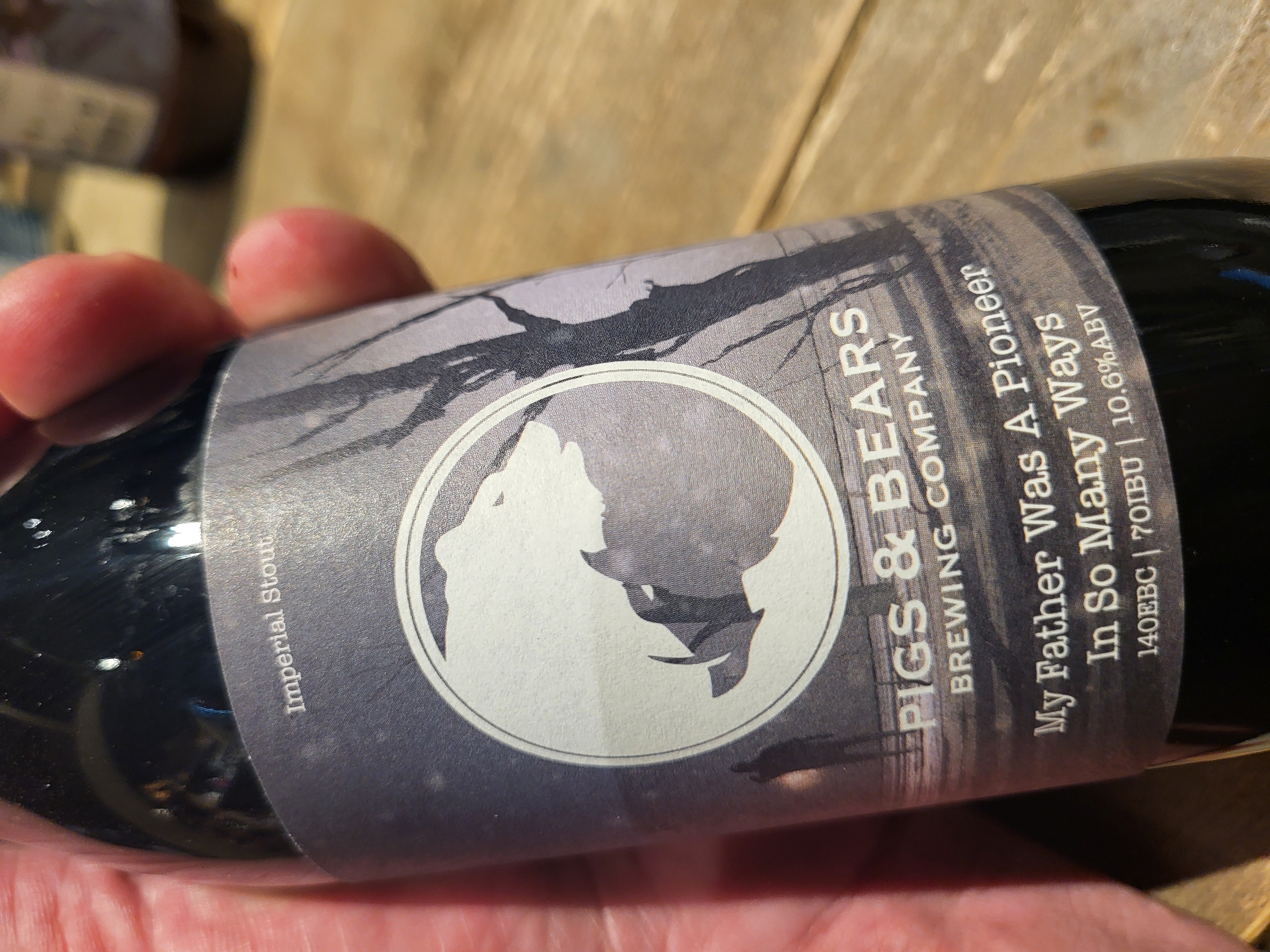 Pigs & Bears [Wolvega] Imperial Stout 10.6% 33cl.