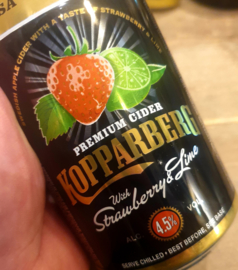 Kopparberg (S) Premium Cider with Strawberry & Lime 4.5% 33cl