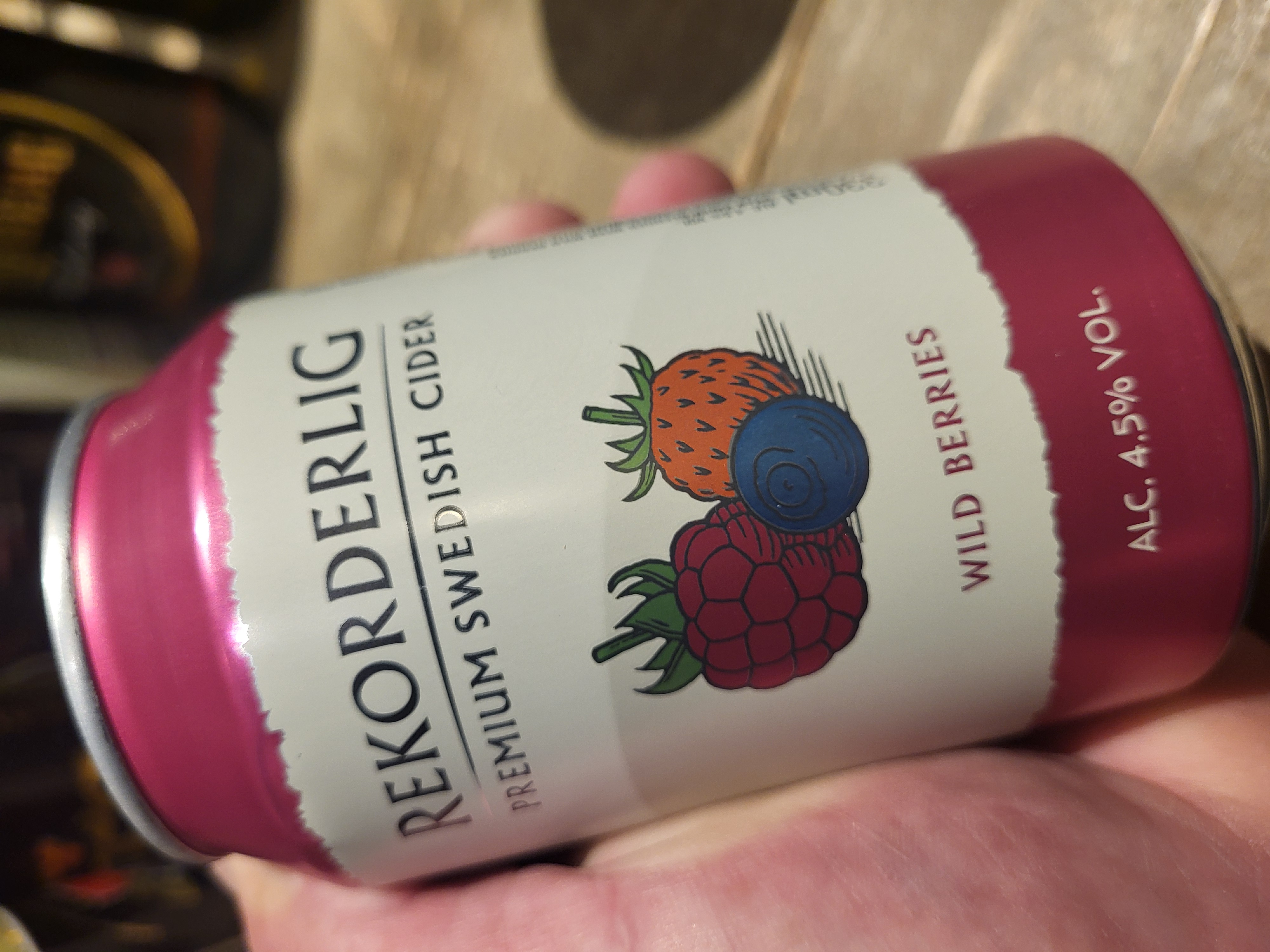 Rekorderlig [S] Wild Berries 4.5% 33xl blik