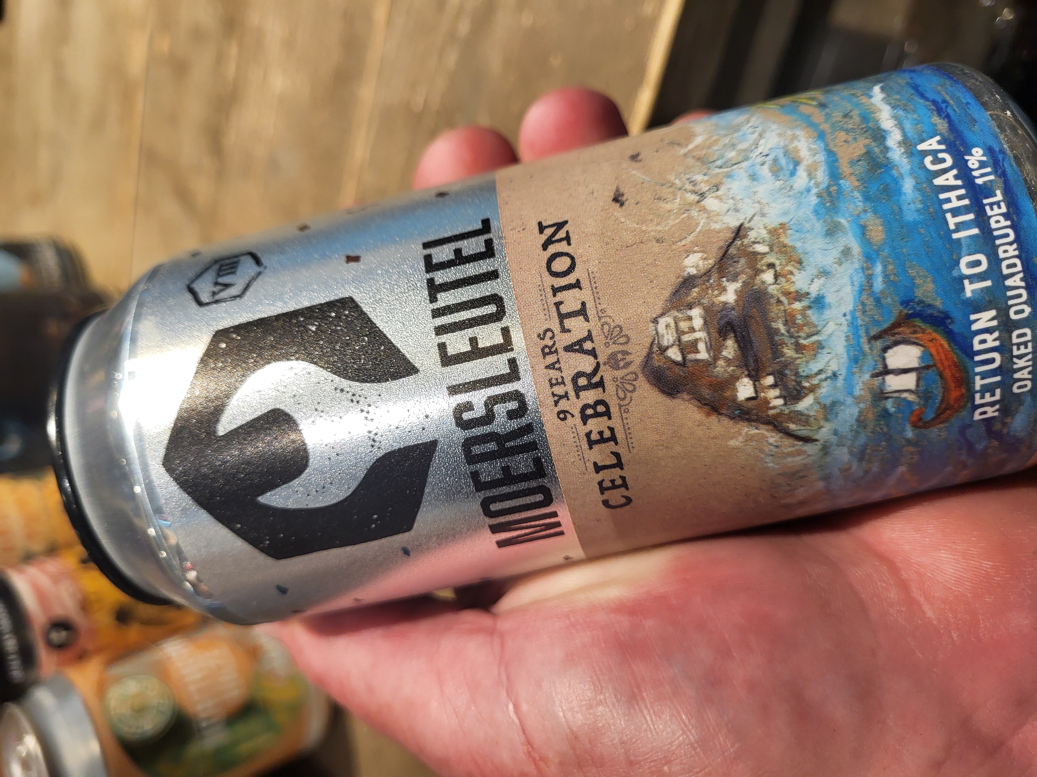 Moersleutel [Alkmaar]  9 Years Celebration VIII - Return to Ithaca Oaked Quadrupel 11% 44cl.
