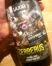 Laugar [ES] collab Sherryhound - Cerberus BA Double Red Ale 10% 33cl