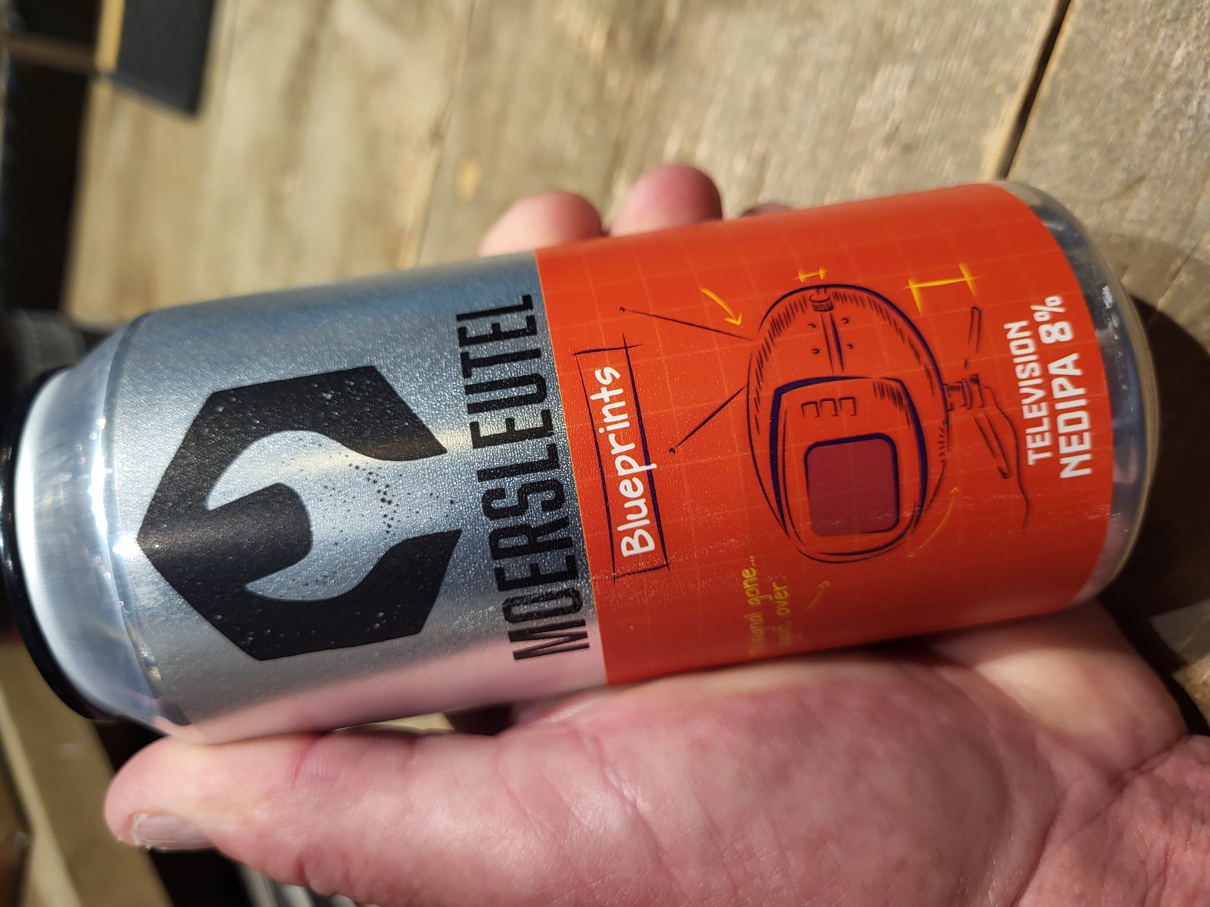 Moersleutel [Alkmaar] Blueprints Television NEDIPA 8% 44cl