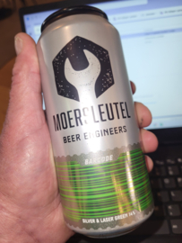 Moersleutel [Alkmaar] Barcode Silver & Laser Green 14% 44cl.